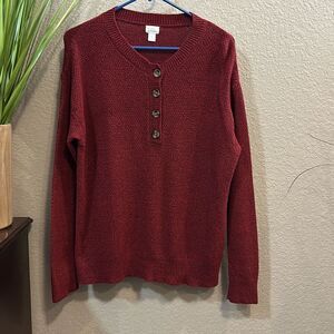 RB15 Stars Above, men’s long sleeve woven pullover sweater size medium